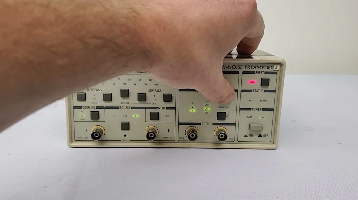 Stanford Research Systems SRS SR 560 Low-Noise Preamplifier (A# 59539)