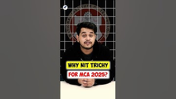 💥Why NIT Trichy For MCA in 2025?🌟India’s Best NIT For MCA 2025🤩#shorts #mca #nitmca #nittrichy