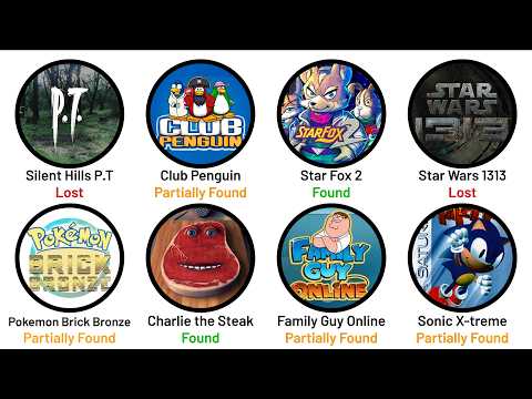 Lost Media Games