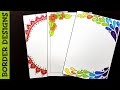 Simple Paper Border Designs For Projects