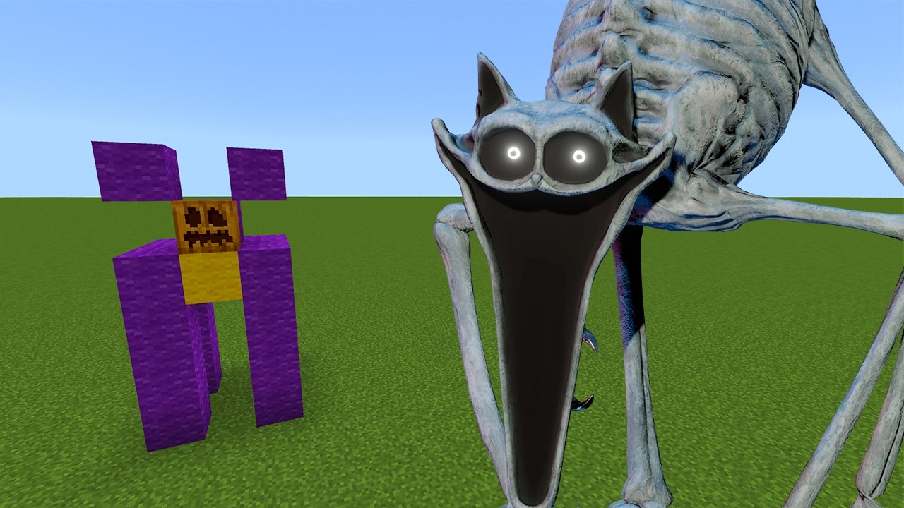 Poppy Playtime CatNap Addon in Minecraft PE