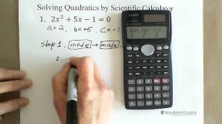 Solving Quadratics By Scientific Calculator screenshot 2