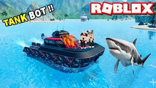 Tank Bot Aldık !!  Köpek Balığı Oyunu - Roblox screenshot 1