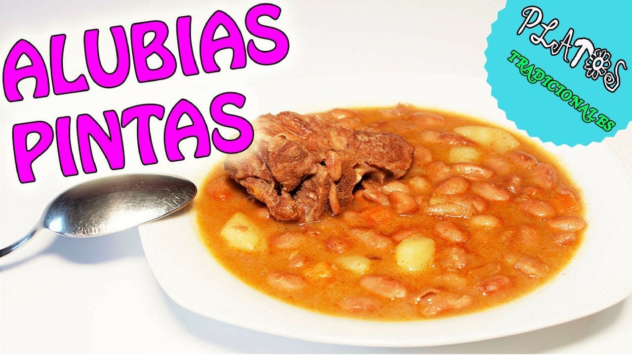 GUISO DE ALUBIAS PINTAS-RECETA DE COCINA RÁPIDA Y FÁCIL ...