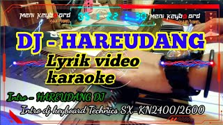 HAREUDANG DJ BREAKBEAT INTRO KEYBOARD TECHNICS SX-KN2400/2600