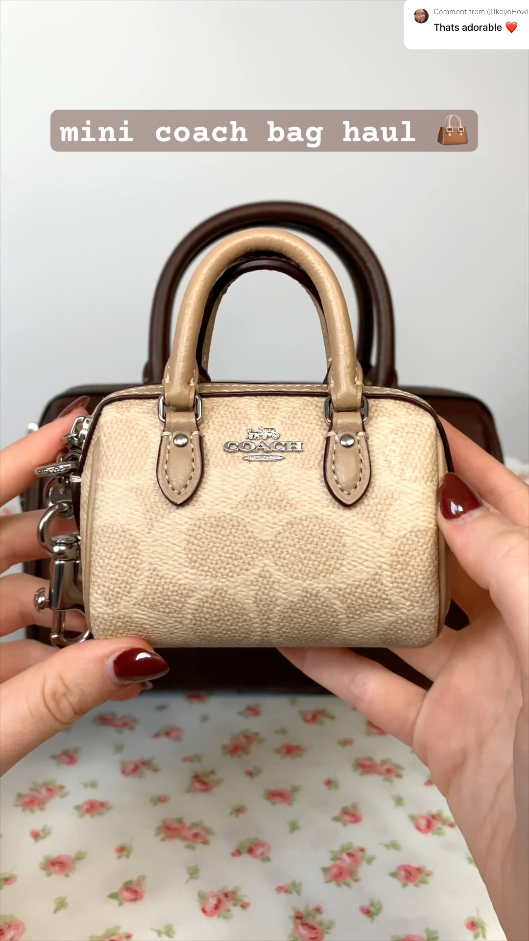 まとめ　coach signature mini hand bag Coach Signature Mini Boston style two way bag with Gold