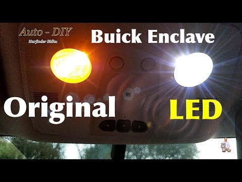 Upgrade Dome Lights Bulb To LED Lights on Buick Enclave