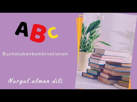 Alman dili-Herf birlesmesi (die Buchstabenkombinationen)
