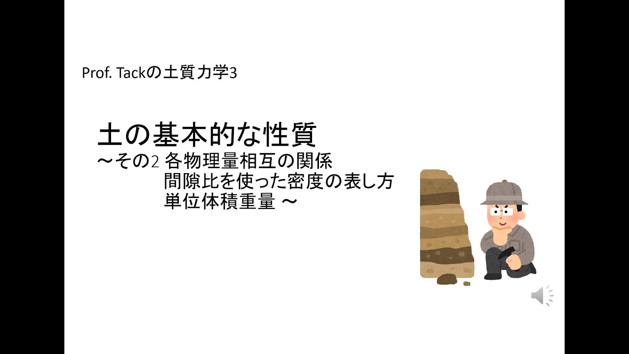 単位 体積 重量 土
