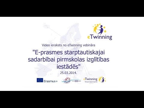 videoieraksts no eTwinning vebināra 25.03.2014. par sadarbības rīkiem pirmsskolā