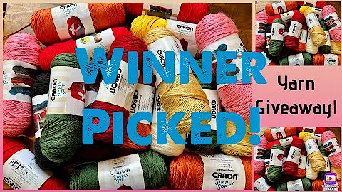💚 Winner Picked! 💚 Caron Simply Soft You Pick Yarn Giveaway!