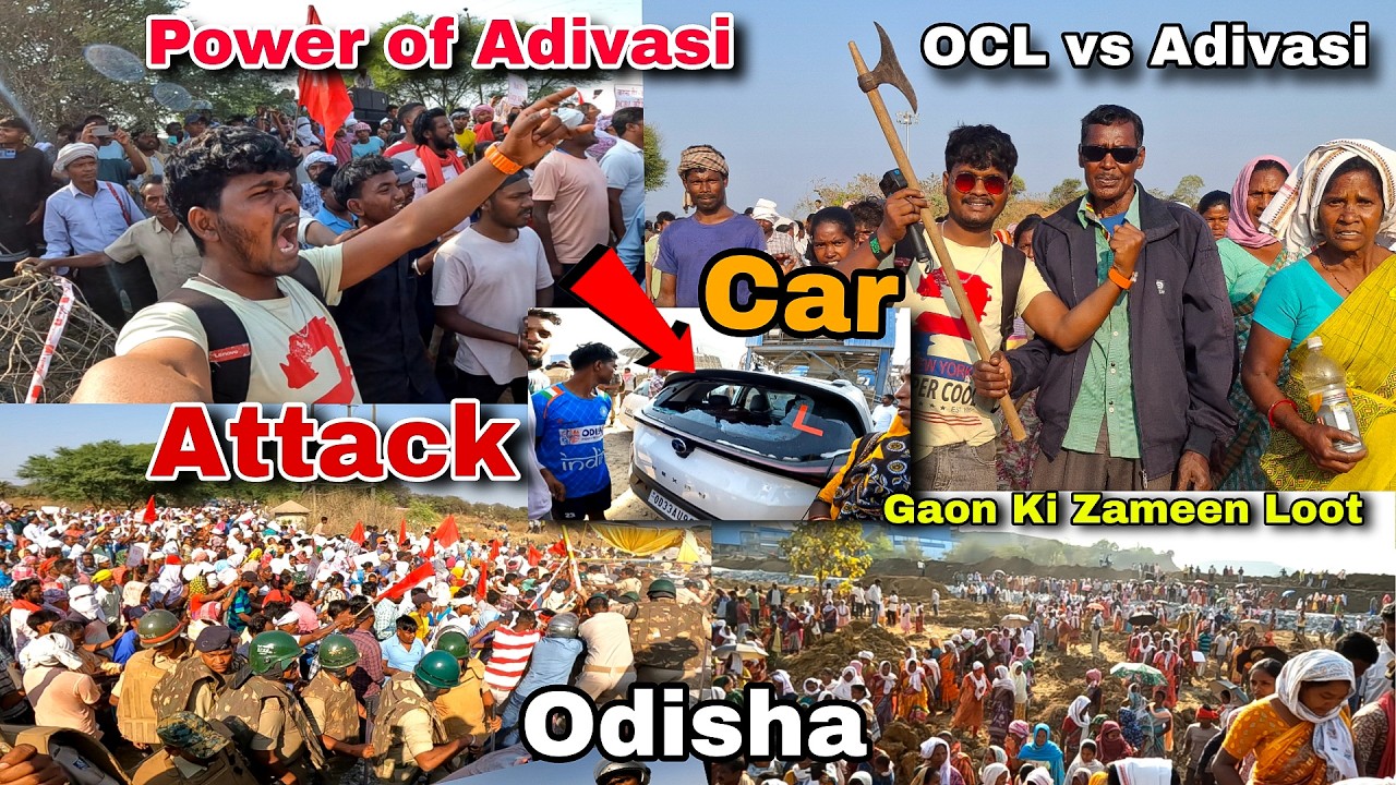 Power of Adivasi 🏹 | Jaga Jamin Ko Lekar Bada Andolan | Lanjiberna Rajgangpur Ground Report | OCL