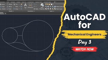 AutoCAD for Mechanical Engineers | Day 3: Circle Types, Offset, Explode, Extend, Trim, Fillet & more