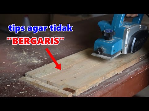 Cara mudah setting mata planer agar enak dipakai dan tidak bergaris