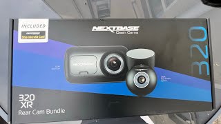 Nextbase 320XR Dash cam, How to fir front and rear cameras..