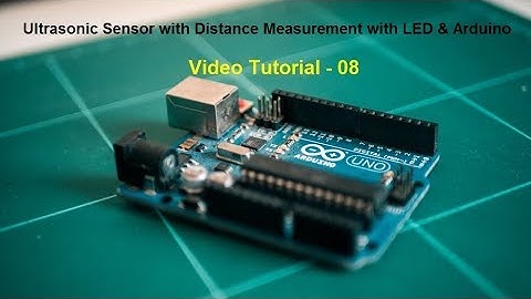 How to use Ultrasonic Sensor HC-SR04 | Distance Measuring | Arduino + Code #Arduino Tutorial - 08