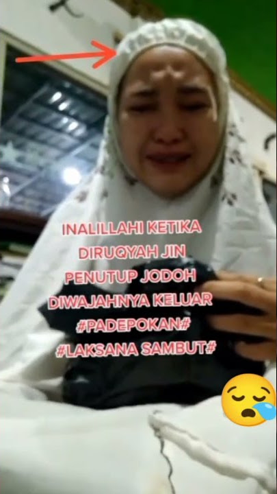 jin keluar dari jidat ibuk ini