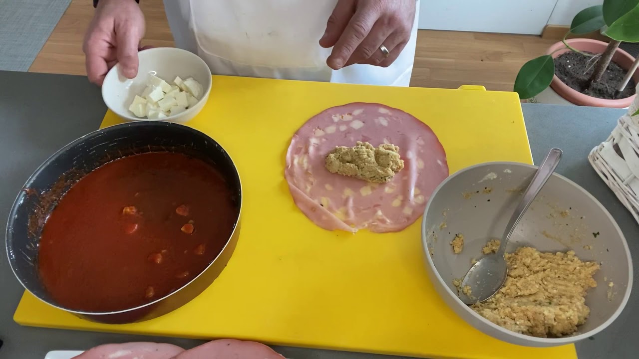 Involtini di mortadella alla pugliese