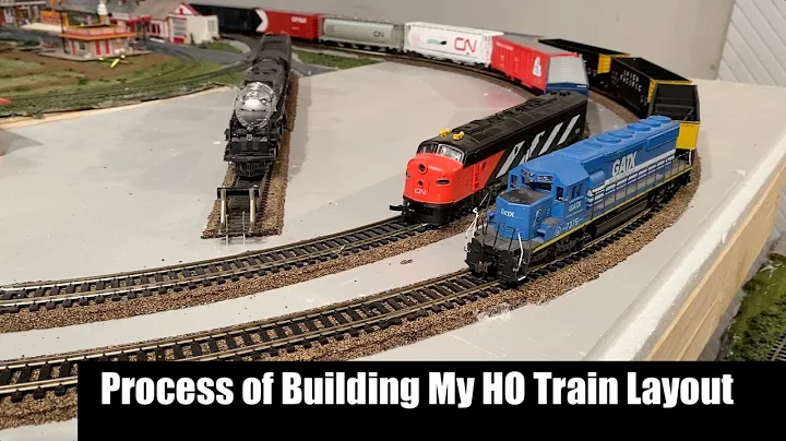 Process of Building a HO Scale Train Layout Back