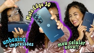 MEU NOVO MOTOROLA EDGE 30 5G ? UNBOXING + TUDO SOBRE MEU CELULAR NOVO