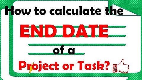 How to calculate Project END DATE excluding Weekends & Holidays (MS Excel Workday and Workday Intl)