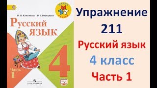 ГДЗ РУССКИЙ ЯЗЫК УПРАЖНЕНИЕ.211 КЛАСС 4 КАНАКИНА ЧАСТЬ 1