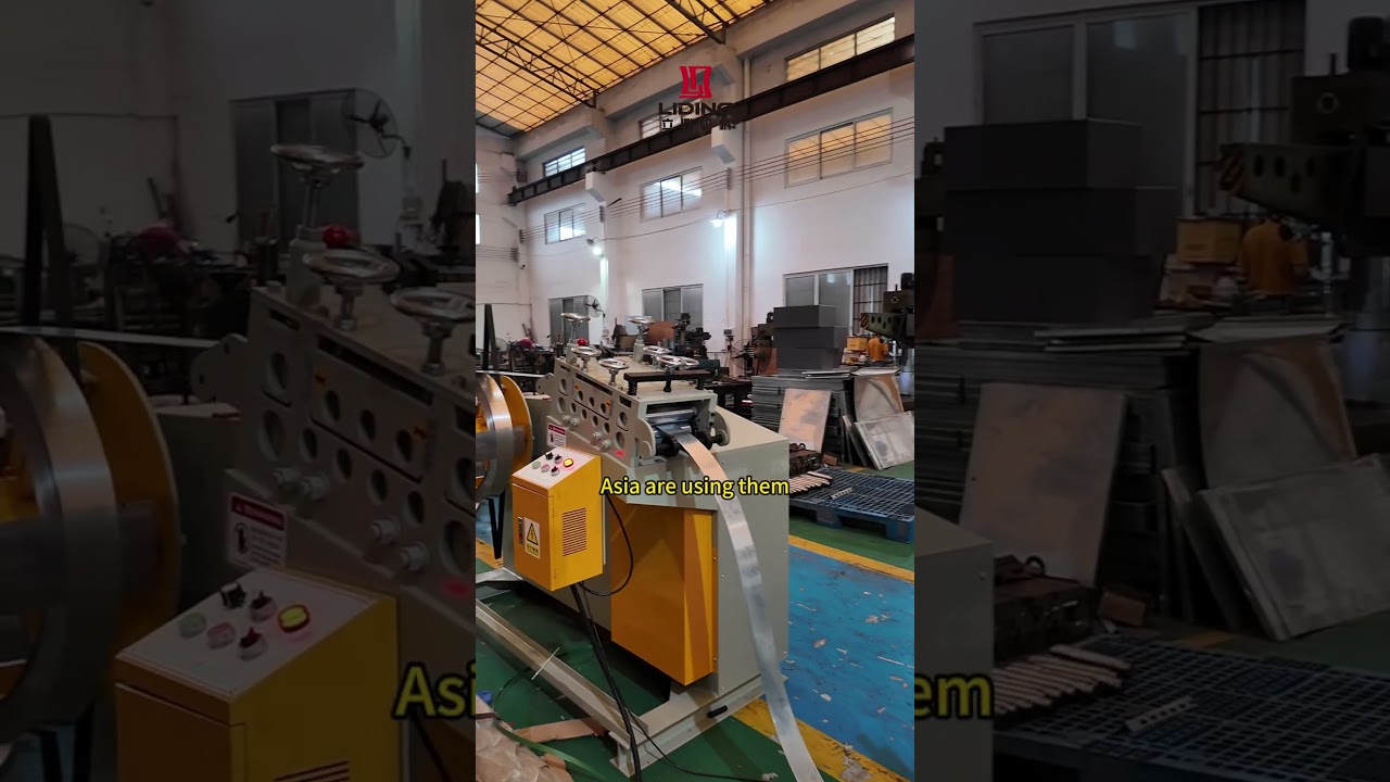 How This Machine Makes  Slotted Channels (1.5mm) for HVAC & Electrical Supports!