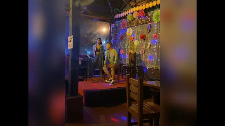Ron sings at Eliana Rest in Pangasinan