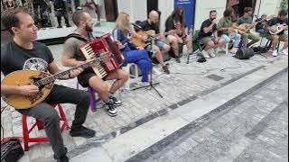 The best dam band on Ermou St. in Athens Sept. 2024 - Part 1