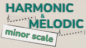 HARMONIC and MELODIC MINOR SCALE in 4 minutes!