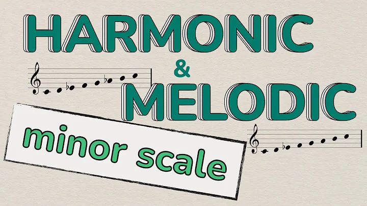 HARMONIC and MELODIC MINOR SCALE in 4 minutes!