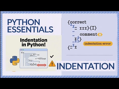 9. How to Avoid Common Mistakes and Debug Faster in Python| Python Indentation|Step by step Guide
