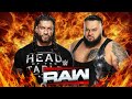 Roman Reigns vs Bronson Reed Wwe Raw Netflix 16 Sep 2025 - FULL MATCH