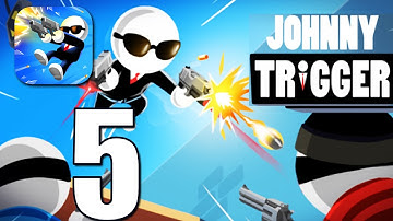Johnny Trigger - Gameplay Walkthrough 05 | Level 1 (Android, iOS)
