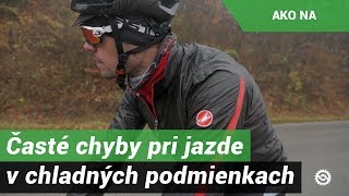 Časté chyby pri jazde v chladných podmienkach