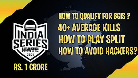 How To Qualify for BGIS🔥40+ Average Kills In Every Match || InGame qualifiers || How to Play || BGMI