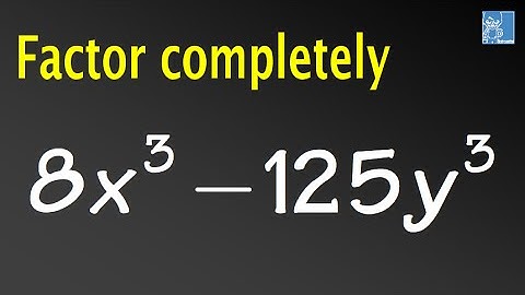 Factor 8x^3-125y^3