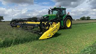 Lucerne Demo with Honey Bee ST Swather in the UK