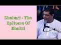 Shubha vilas prabhu lecture on shabari  the epitome of bhakti