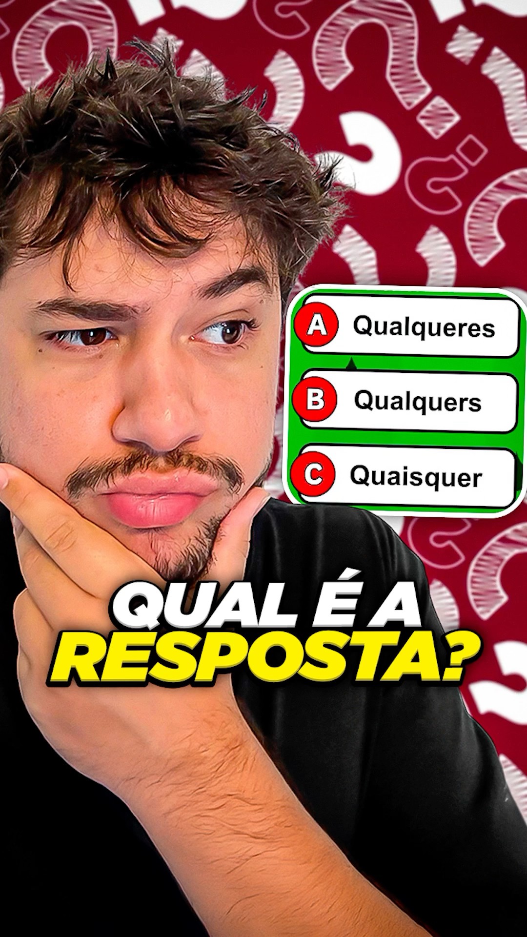 qual a resposta? #livedobrino #humor #MundinhoBrino