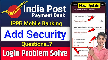 IPPB Mobile Banking new Update | ippb mobile banking login problem | ippb mobile banking otp problem