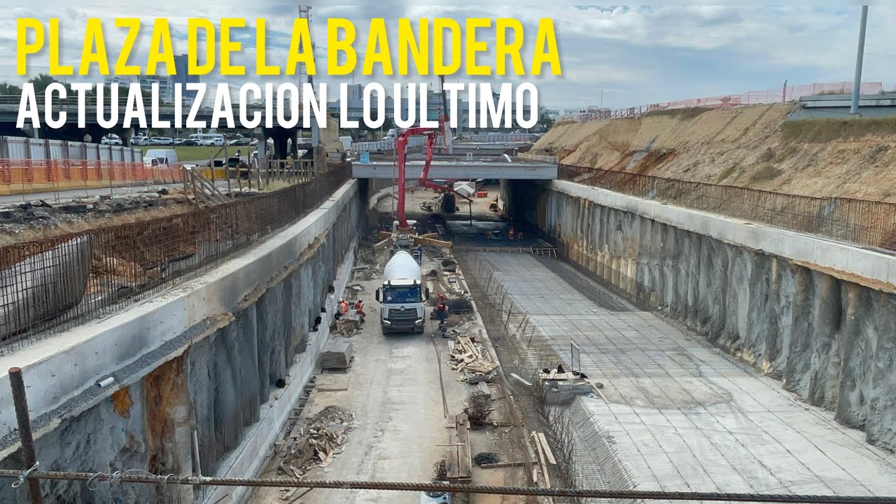ÚLTIMOS AVANCES EN TÚNEL plaza de la bandera 