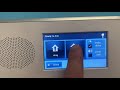 How to arm and disarm system on a 2GIG GC2 panel
