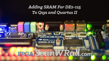Adding SRAM For DE2-115 To Qsys and Quartus II