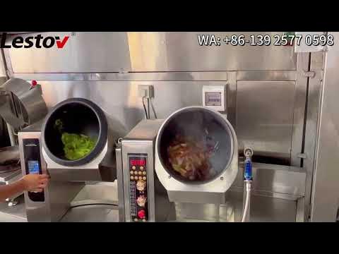 Automatic Stir Fry Cooker  Robot Cooking Machine - Lestov