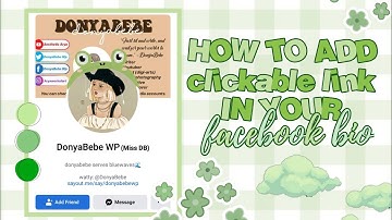 How to add a clickable link in your Facebook bio (easy way) | Aescxarya