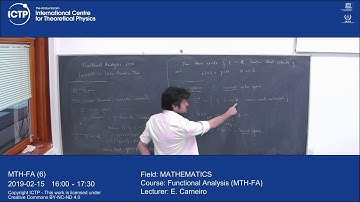 Functional Analysis (MTH-FA)  Lecture 6