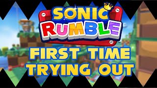 Sonic Rumble | Trying it Out