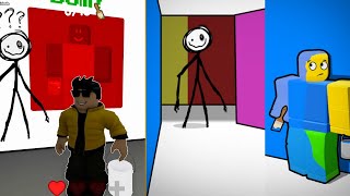 Como desenhar e pintar o Monstro das Portas do Roblox 