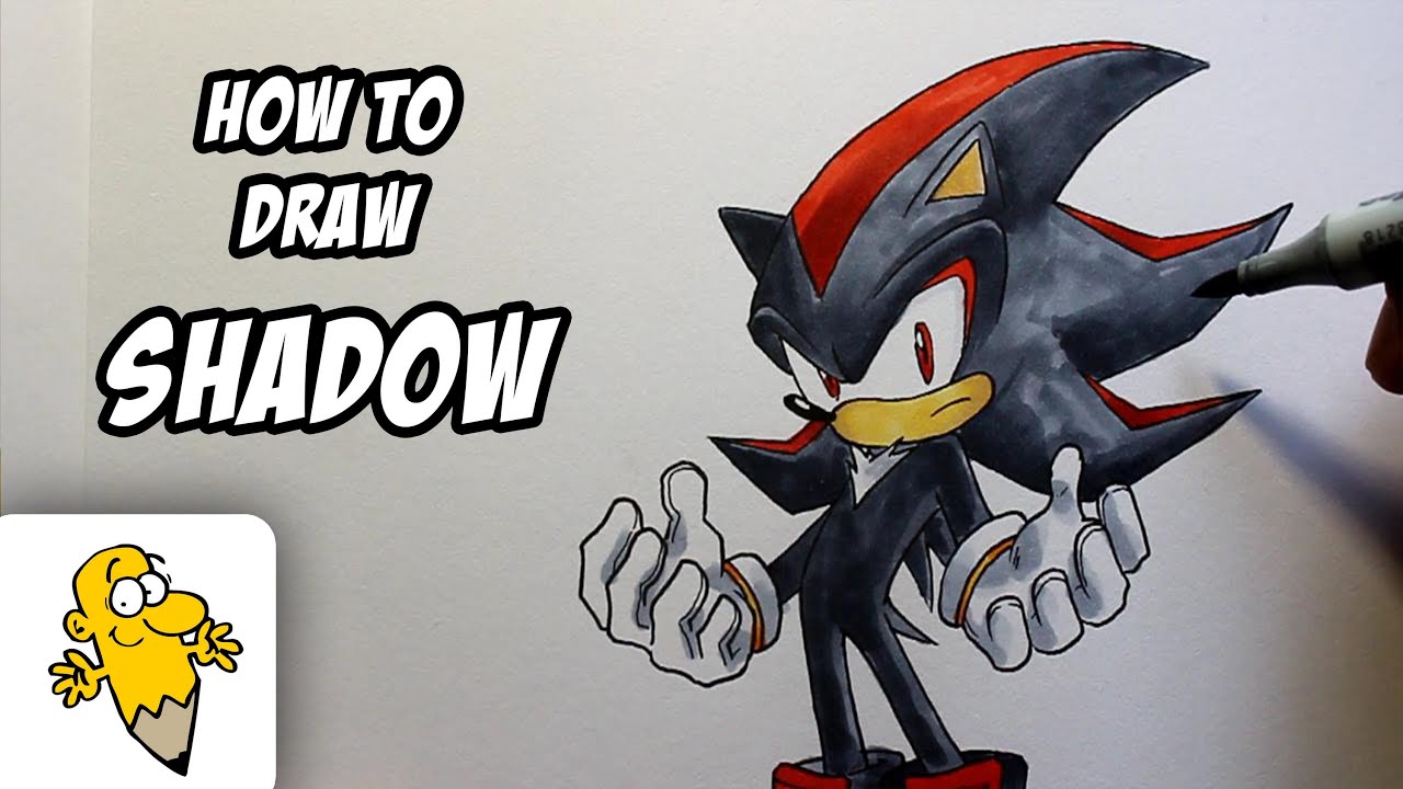 Cartoon How To Draw Shadow Sketch for Adult